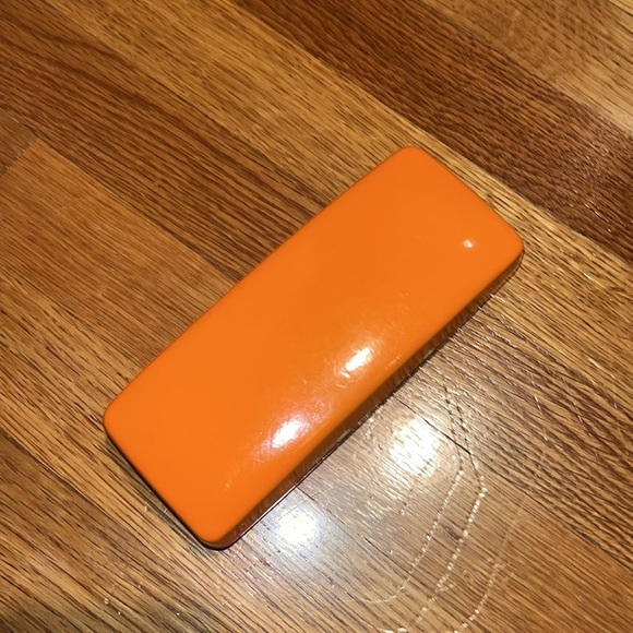 Kate Spade ♠️ Sunglass/ eyeglass hard sided case pink & orange one size - Picture 2 of 10